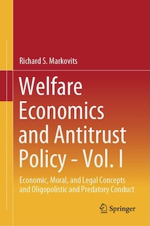 Welfare Economics and Antitrust Policy book cover