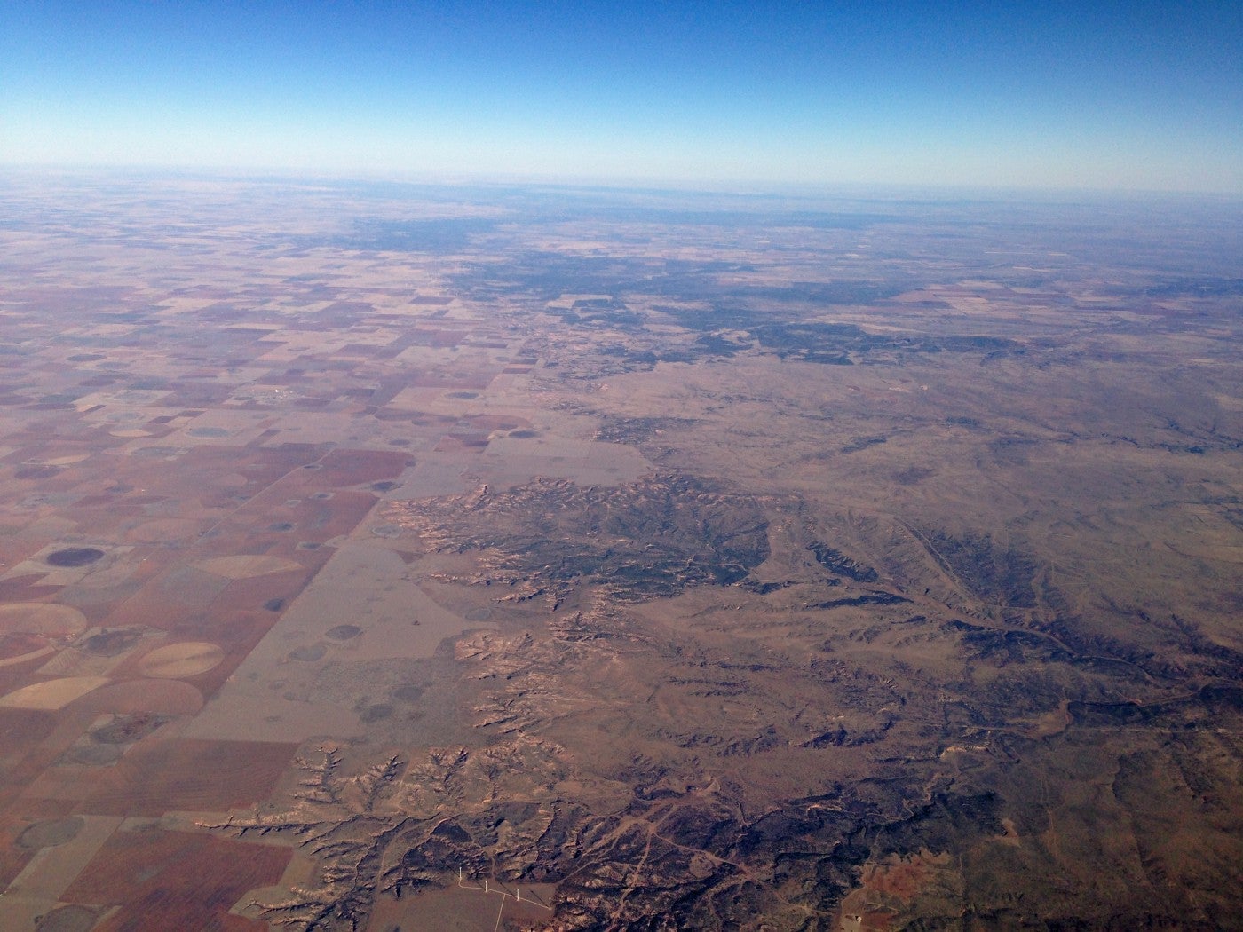Above the Llano Estacado region of West Texas
