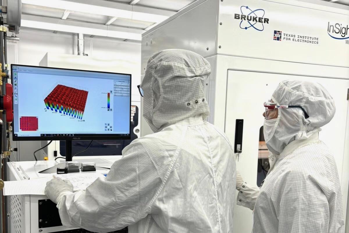 Researchers in a lab