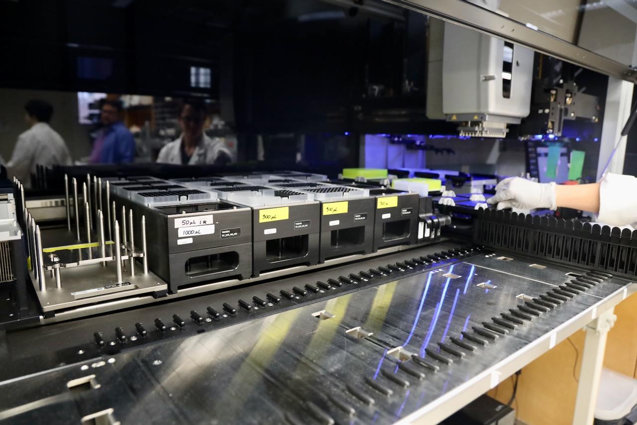 Sample ready to be analyzed in a lab