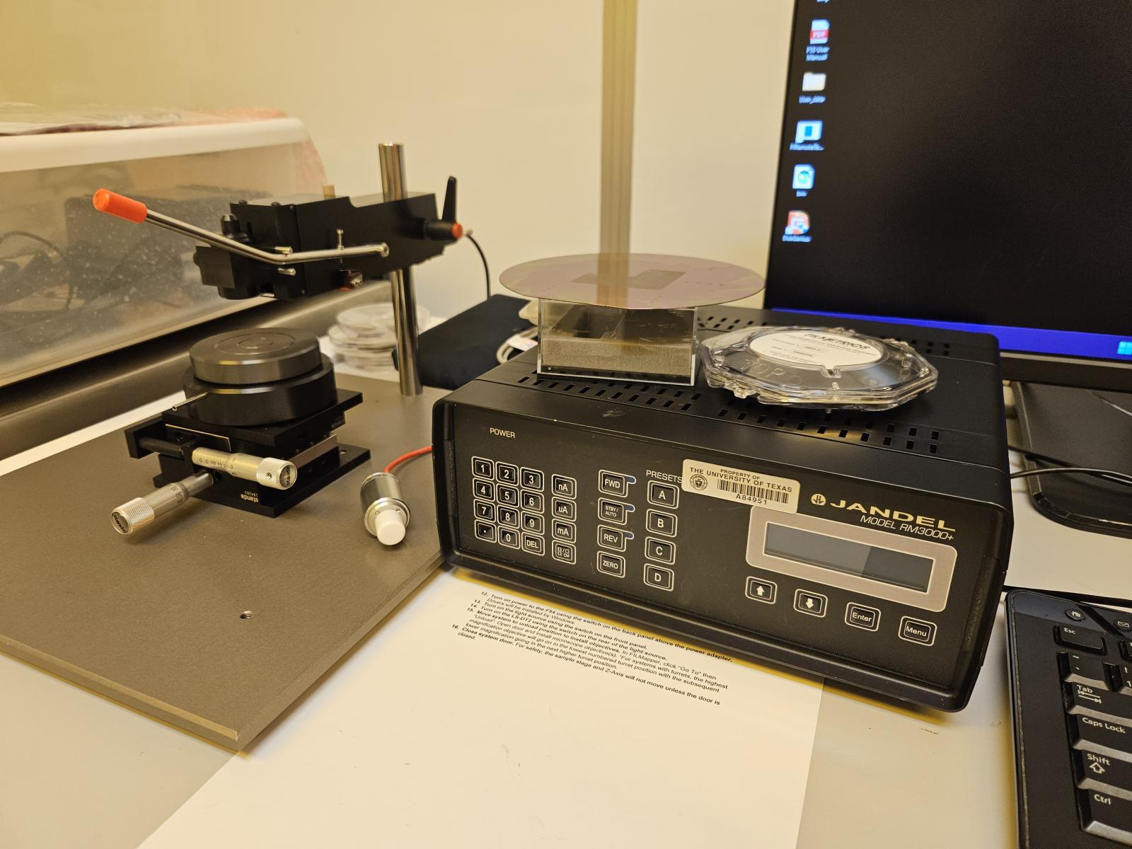 Four-point probe Jandel RM3000+