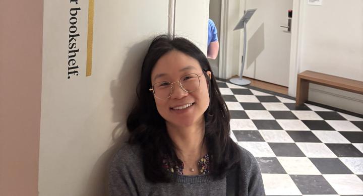OVPR Associate Director of Investigator Skill-Building Lena Suk, pictured at a museum